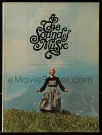 9g1302 SOUND OF MUSIC 52pg souvenir program book 1965 Julie Andrews, Robert Wise musical classic!