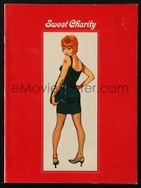 9g1311 SWEET CHARITY souvenir program book 1969 Bob Fosse, Robert McGinnis art of Shirley MacLaine!