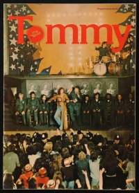 9g1318 TOMMY souvenir program book 1975 The Who, Roger Daltrey, rock & roll, different images!