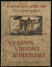 9g1322 VERDUN: LOOKING AT HISTORY French souvenir program book 1928 World War I, ultra rare!
