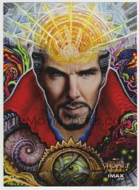 9g0190 DOCTOR STRANGE IMAX advance mini poster 2016 Randal Roberts art of Benedict Cumberbatch!