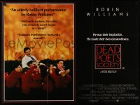 9g0318 WARNER BROS 2-sided 29x39 Swiss special poster 1990 all their best upcoming movies that year!