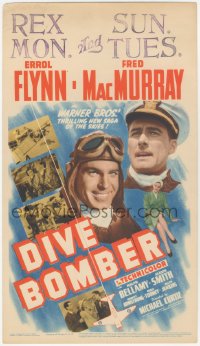 9g0011 DIVE BOMBER mini WC 1941 Michael Curtiz, pilots Errol Flynn & Fred MacMurray, very rare!