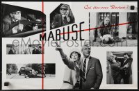 9g0770 1000 EYES OF DR. MABUSE French pressbook 1961 Fritz Lang, Dawn Addams, Peter Van Eyck, rare!