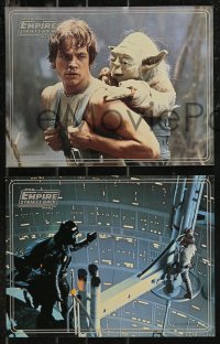 9g0043 EMPIRE STRIKES BACK set of 4 10x13 place mats 1981 with great scenes from the movie!