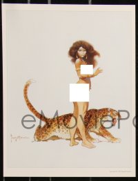 9g0228 FRANK FRAZETTA art print portfolio 1993 includes six 9x11 prints of nude female fantasy art!