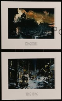 9g0065 KING KONG set of 4 8x10 limited edition prints 2005 concept art for Peter Jackson's movie!