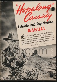 9g0879 HOPALONG CASSIDY pressbook 1940s William Boyd, stock publicity & exploitation manual!