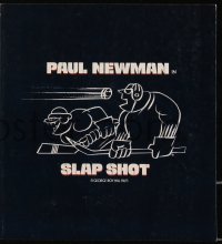 9g0483 SLAP SHOT promo brochure 1977 George Roy Hill directed, hockey player Paul Newman!
