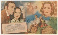 9g1399 WUTHERING HEIGHTS 4pg Spanish herald 1944 different images of Laurence Olivier & Merle Oberon!