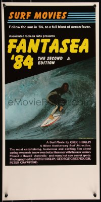 9h0020 FANTASEA '84 Aust daybill 1984 great close up surfing photo, a blast of ocean fever!