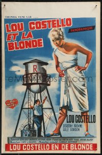 9h0470 30 FOOT BRIDE OF CANDY ROCK Belgian 1959 great art of Costello & giant Dorothy Provine!