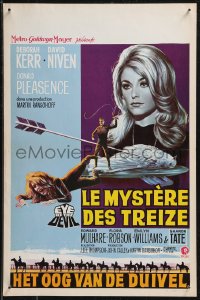 9h0517 EYE OF THE DEVIL Belgian 1967 Deborah Kerr, David Niven, Sharon Tate, mind-chilling terror!