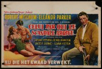 9h0538 HOME FROM THE HILL Belgian 1960 art of Robert Mitchum, Eleanor Parker & George Peppard!