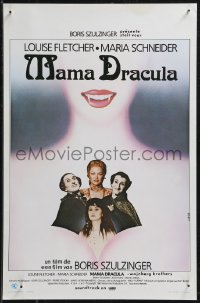 9h0563 MAMA DRACULA Belgian 1980 Maria Schneider, vampire Louise Fletcher in title role!