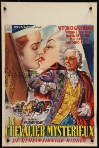 9h0571 MYSTERIOUS RIDER Belgian 1950 Il Cavaliere Misterioso, Vittorio Gassman, Yvonne Sanson!