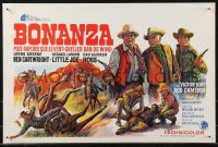 9h0593 RIDE THE WIND Belgian 1966 full-length feature from Bonanza TV series, cool different art!
