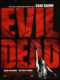 9h0680 EVIL DEAD French 16x21 R2003 Sam Raimi cult classic, horror art of girl grabbed by zombie!