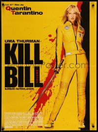 9h0722 KILL BILL: VOL. 1 French 16x21 2003 Quentin Tarantino directed, cool bloody design!
