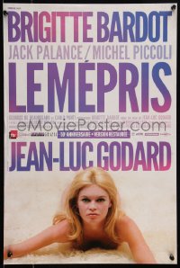 9h0733 LE MEPRIS French 16x21 R2013 Jean-Luc Godard, different image of sexy naked Brigitte Bardot!