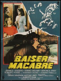 9h0742 MACABRE French 15x21 1981 Lamberto Bava, completely different creepy images!