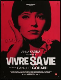 9h0752 MY LIFE TO LIVE French 16x21 R2011 Jean-Luc Godard's Vivre sa Vie, sexy smoking Anna Karina!