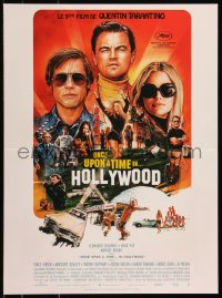 9h0759 ONCE UPON A TIME IN HOLLYWOOD French 15x21 2019 Tarantino, montage art by Chorney!