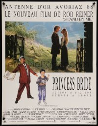 9h0771 PRINCESS BRIDE French 16x21 1988 Rob Reiner fantasy classic as real as the feelings you feel!