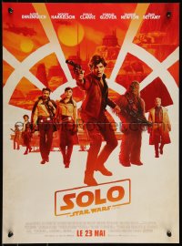 9h0792 SOLO advance French 16x22 2018 A Star Wars Story, Ron Howard, Alden Ehrenreich as young Han!