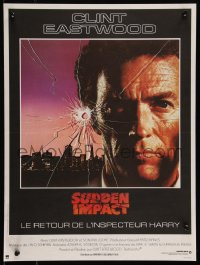 9h0800 SUDDEN IMPACT French 16x21 1983 Clint Eastwood is at it again as Dirty Harry, great image!