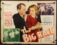 9h0319 BIG RACE 1/2sh 1934 Boots Mallory, John Darrow, Frankie Darro, horse racing & gambling!