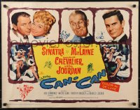 9h0331 CAN-CAN 1/2sh 1960 Frank Sinatra, Shirley MacLaine, Maurice Chevalier & Louis Jourdan!