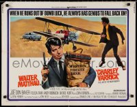 9h0335 CHARLEY VARRICK 1/2sh 1973 Walter Matthau, Joe Don Baker, Don Siegel crime classic!