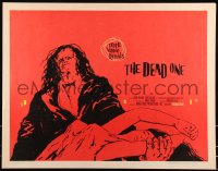 9h0345 DEAD ONE 1/2sh 1960 directed by Barry Mahon, exotic voodoo rituals, sexy horror art!