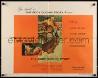 9h0351 EDDY DUCHIN STORY style B 1/2sh 1956 Tyrone Power & Kim Novak in a story you will remember!