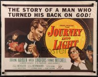 9h0382 JOURNEY INTO LIGHT 1/2sh 1951 Viveca Lindfors, priest Sterling Hayden turned his back on God!