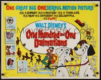 9h0415 ONE HUNDRED & ONE DALMATIANS 1/2sh 1961 most classic Walt Disney canine family cartoon!