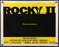 9h0434 ROCKY II 1/2sh 1979 Sylvester Stallone & Carl Weathers, boxing sequel!