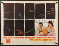 9h0440 SEX & THE SINGLE GIRL 1/2sh 1965 great full-length image of Tony Curtis & sexiest Natalie Wood!