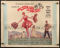 9h0445 SOUND OF MUSIC 1/2sh 1965 classic Terpning art of Julie Andrews & top cast, ultra rare!
