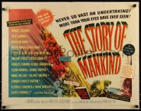 9h0447 STORY OF MANKIND 1/2sh 1957 Ronald Colman, the Marx Bros., the BIG BIG BIG story!