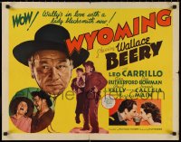 9h0468 WYOMING 1/2sh 1940 great different close up art of cowboy Wallace Beery with smoking gun, rare!