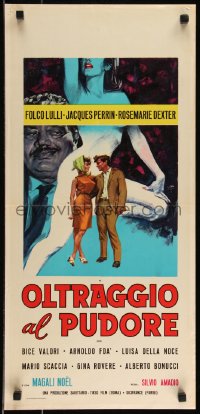 9h0833 ALL THE OTHER GIRLS DO Italian locandina 1966 Silvio Amadio's Oltraggio Al Pudore, Dexter!