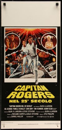 9h0855 BUCK ROGERS Italian locandina 1979 classic sci-fi comic strip, Gadino art, Capitan Rogers!