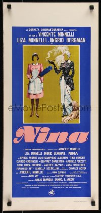 9h0993 MATTER OF TIME Italian locandina 1976 different artwork of Liza Minnelli & Ingrid Bergman!