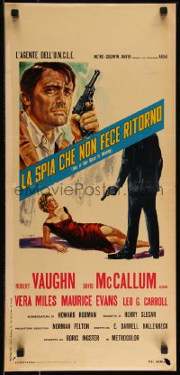 9h1016 ONE OF OUR SPIES IS MISSING Italian locandina 1966 Vaughn, The Man from UNCLE, Di Stefano!