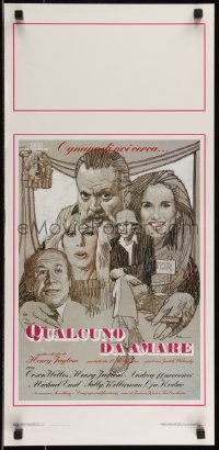 9h1063 SOMEONE TO LOVE Italian locandina 1987 Orson Welles, Sally Kellerman, Piero Ermanno Iaia!