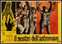9h1387 IT! THE TERROR FROM BEYOND SPACE Italian 19x27 pbusta 1959 different images of wacky monster!