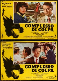 9h1175 OBSESSION group of 10 Italian 18x26 pbustas 1976 Brian De Palma, Schrader, Bujold, Robertson!