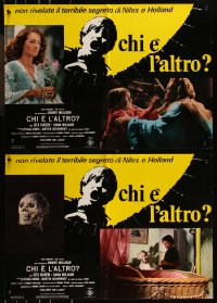 9h1246 OTHER group of 8 Italian 18x26 pbustas 1972 from Thomas Tryon's evil-twin novel!